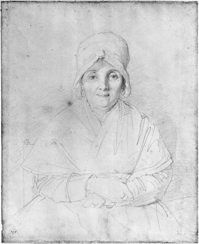 Madame Ingres Mere (1758-1817) 1814 by Jean Auguste Dominique Ingres